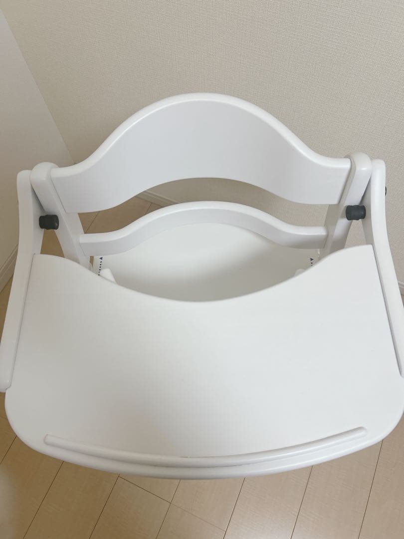 大和屋yamatoya すくすくチェアプラステーブル付き 白