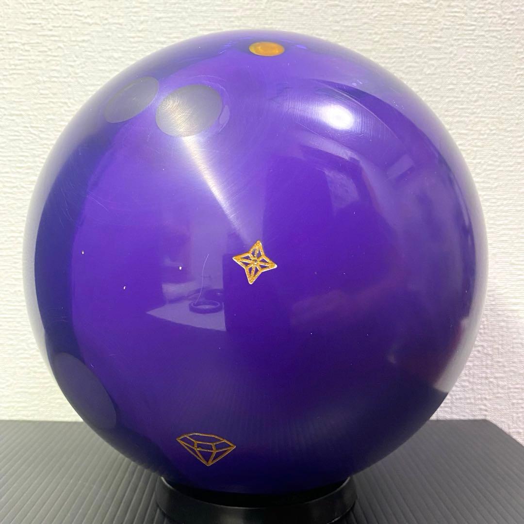 プラグ済み Gem Crystal 15P 人気中古品 ボウリング ボール ロト