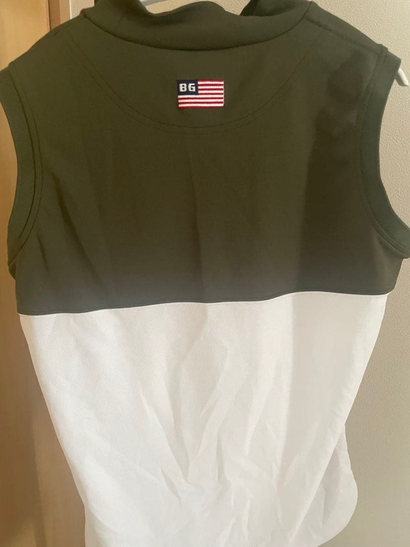 BRIEFING レディース M ノースリーブシャツ オリーブグリーン