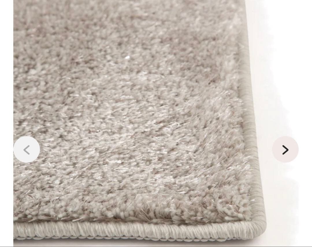 Francfrancウォッシャブルカステラグ M シルバー2000×1400