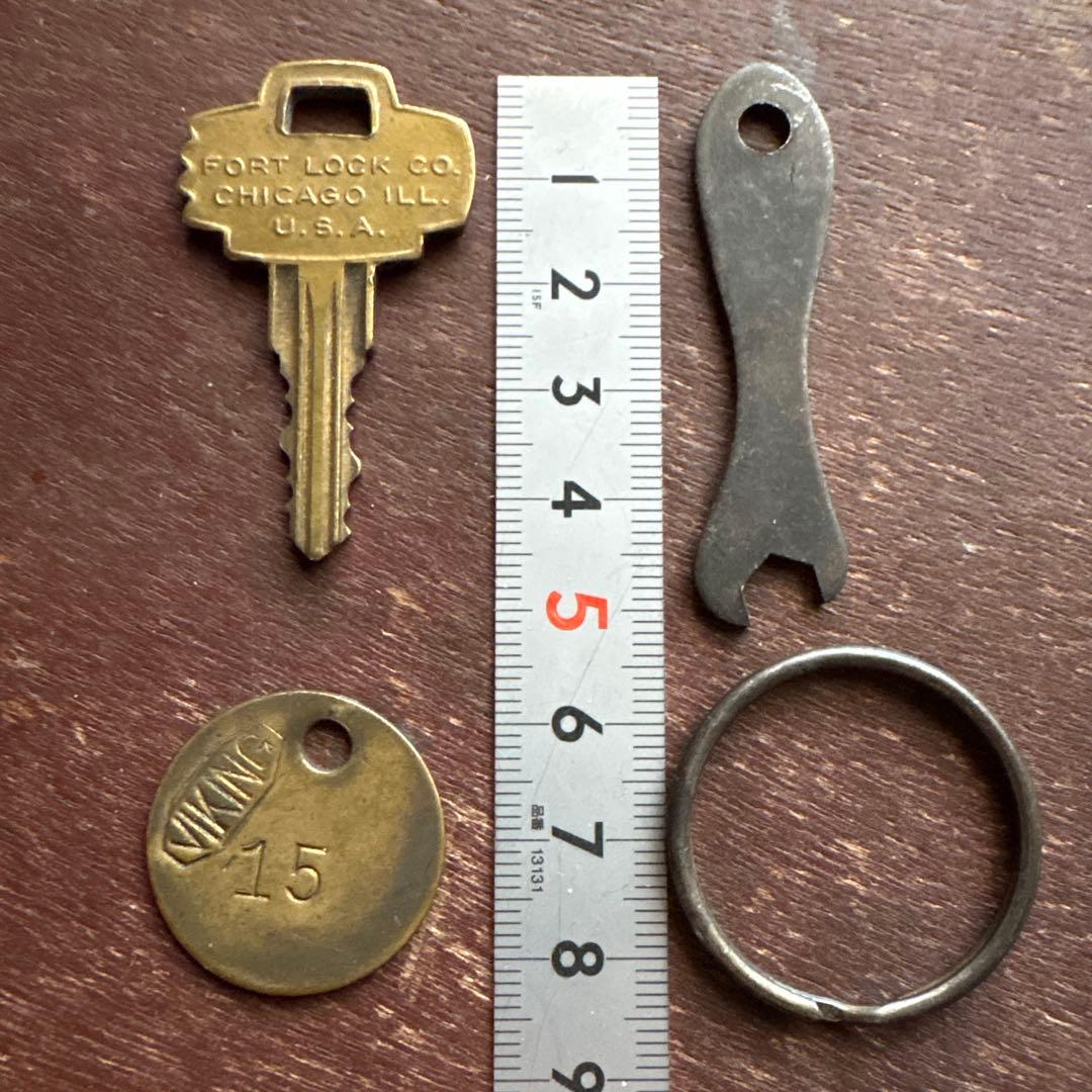 ヴィンテージキーチェーン／オープナー／TOOL／TAG／US VINTAGE