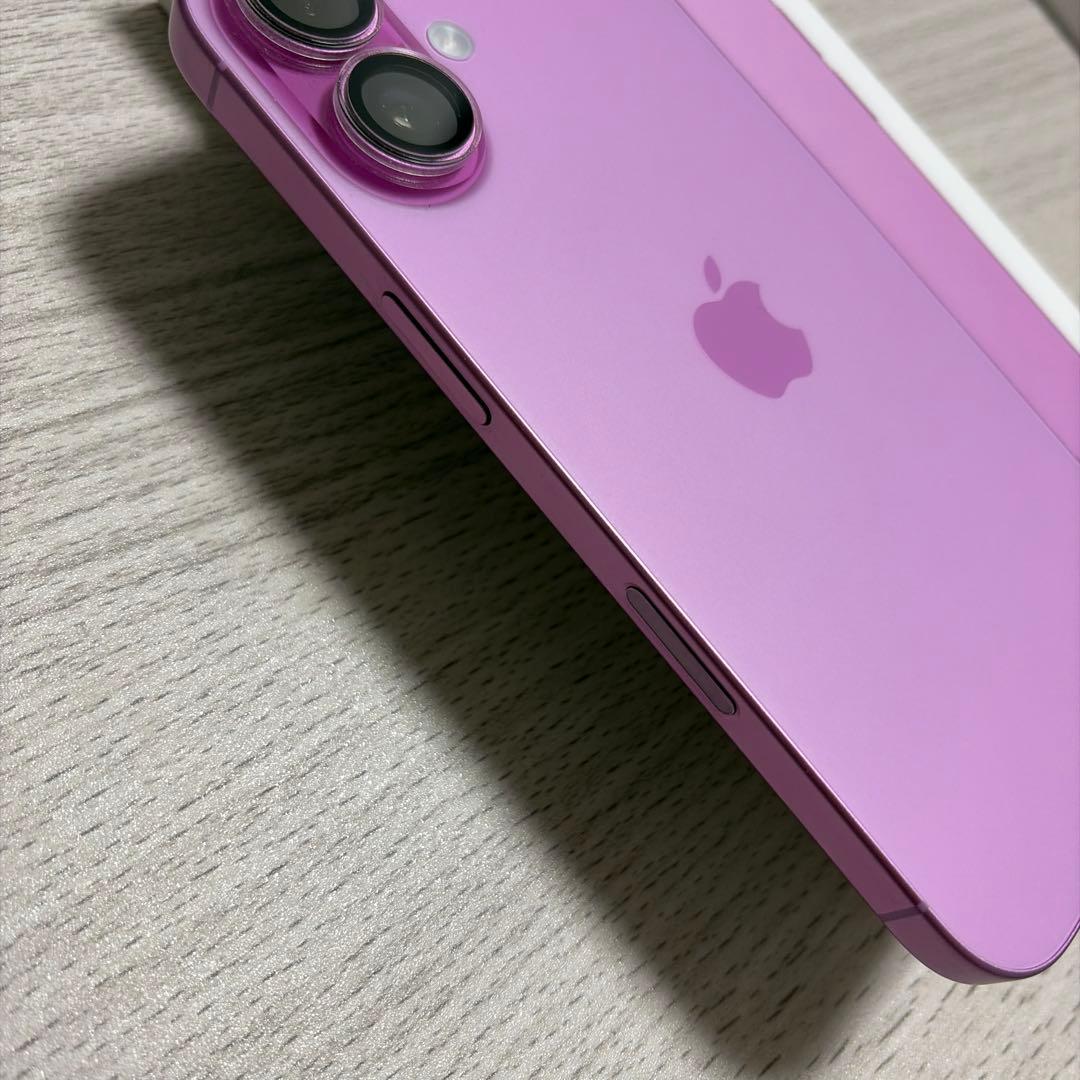 【美品】iPhone16 128GB SIMフリー バッテリー93% ピンク