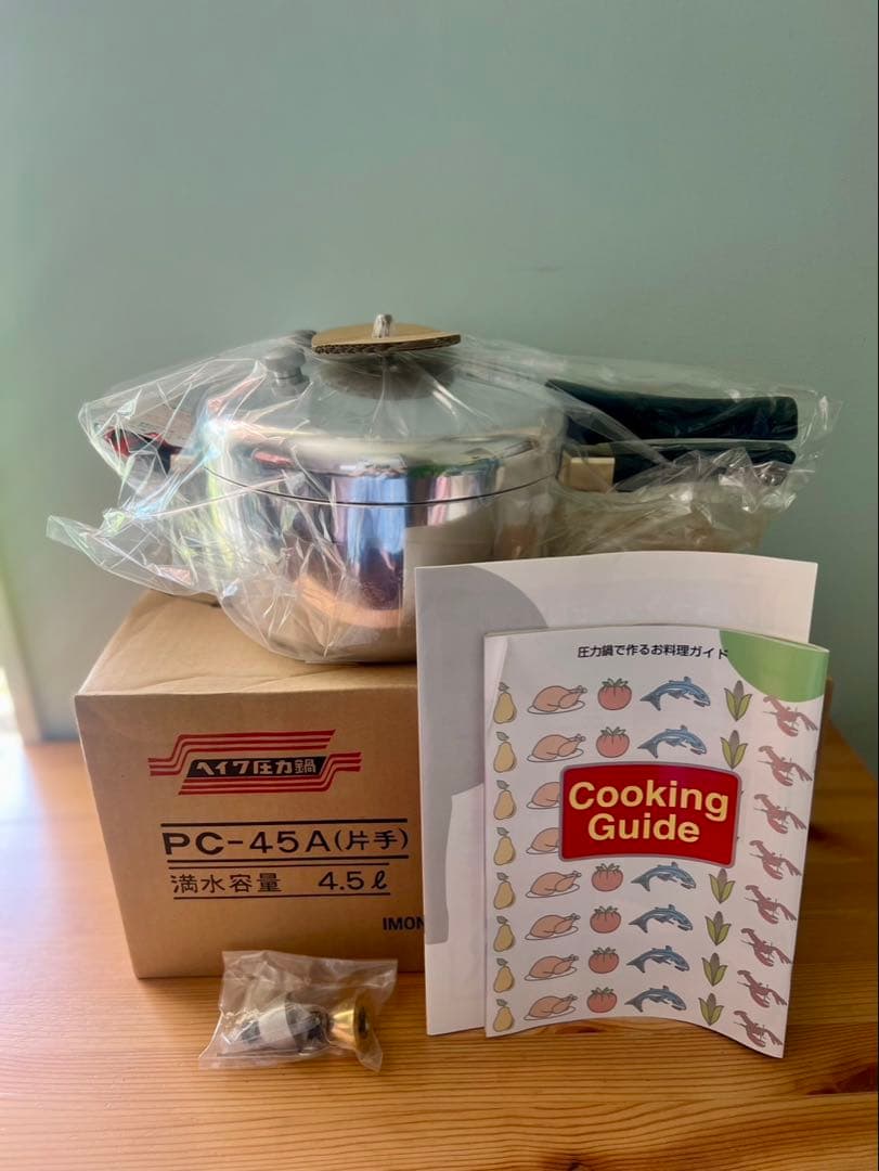 【おまとめ】柴田慶信商店　曲げわっぱ　入れ子五段重＆平和アルミ製作所 圧力鍋