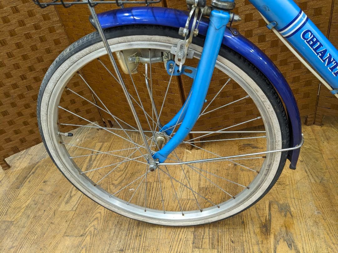 U080 子供用自転車　22インチ　ブルー