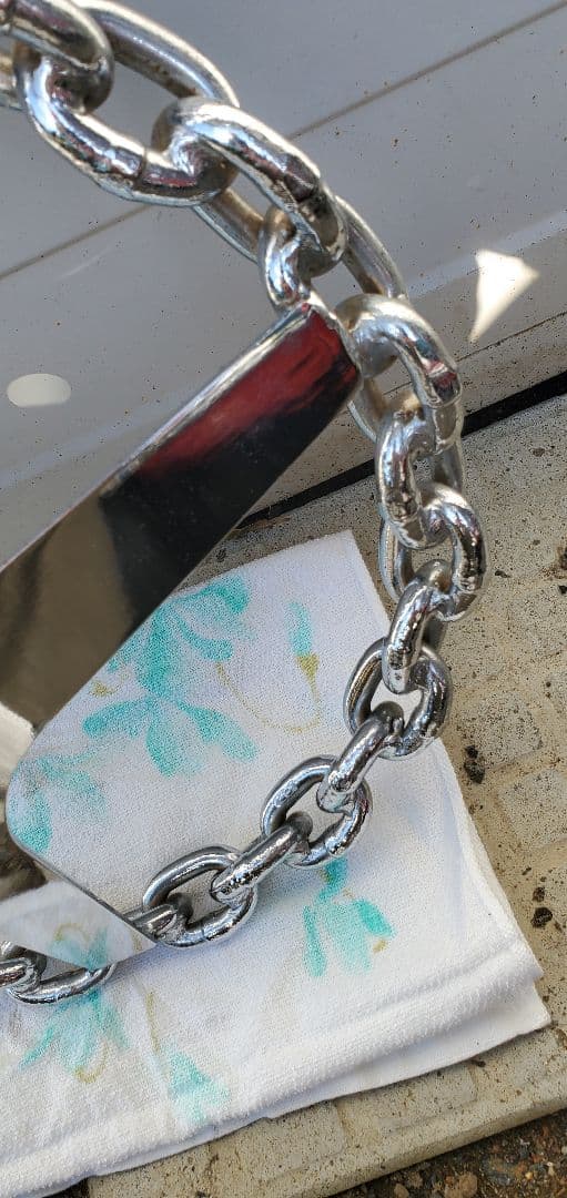 クロムチェーンスタイル ステアリングホイール