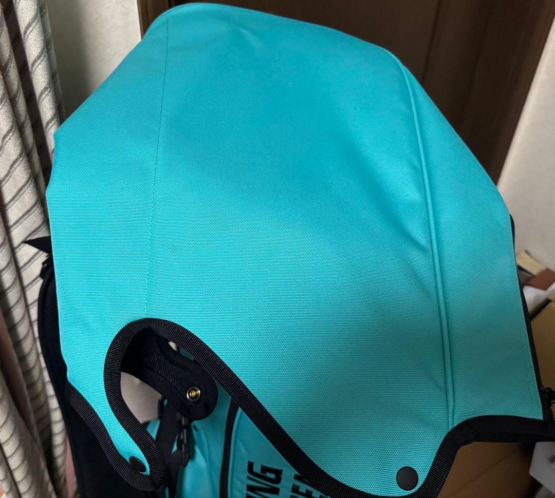極美品 BRIEFING WIND AND SEA ミントブルー キャディバッグ