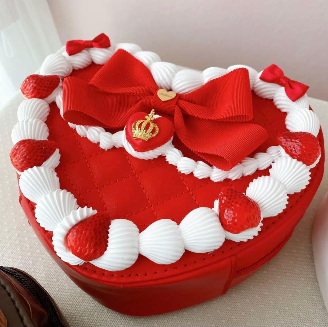 【新品未使用】 いちごケーキショルダーバッグ チェルシィ ハンドメイド