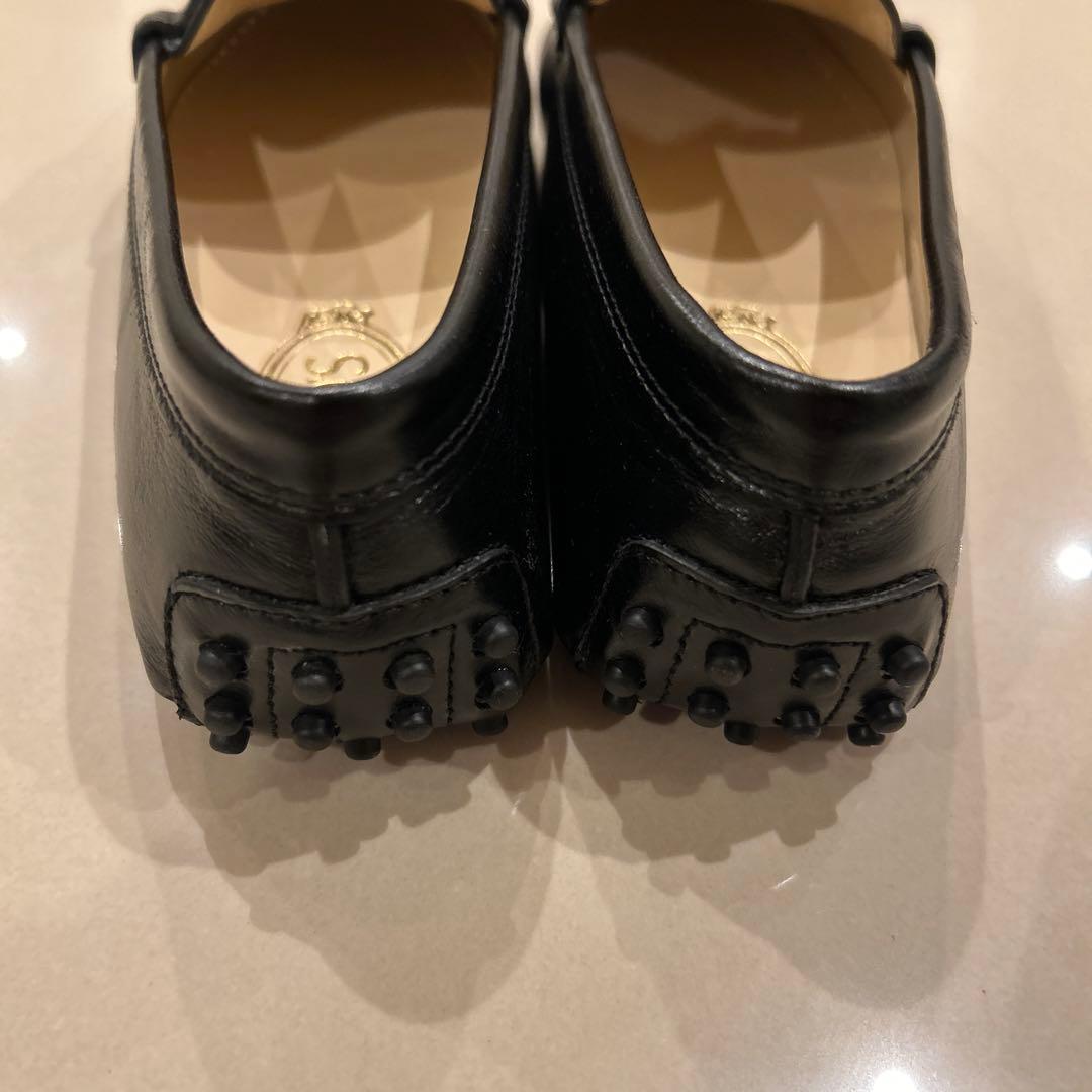 値下げ】新品Tod's トッズ黒38タイムレスローファー