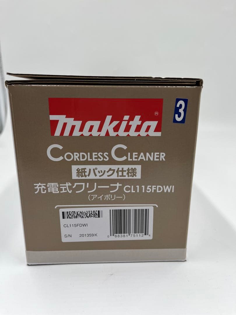 【新品】マキタ(Makita) 充電式クリーナ　CL115FDWI