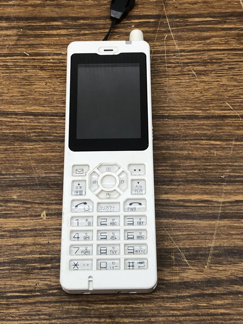 willcom WX01JR 日本無線 PHS JRC白ロム 電池あり送料無料