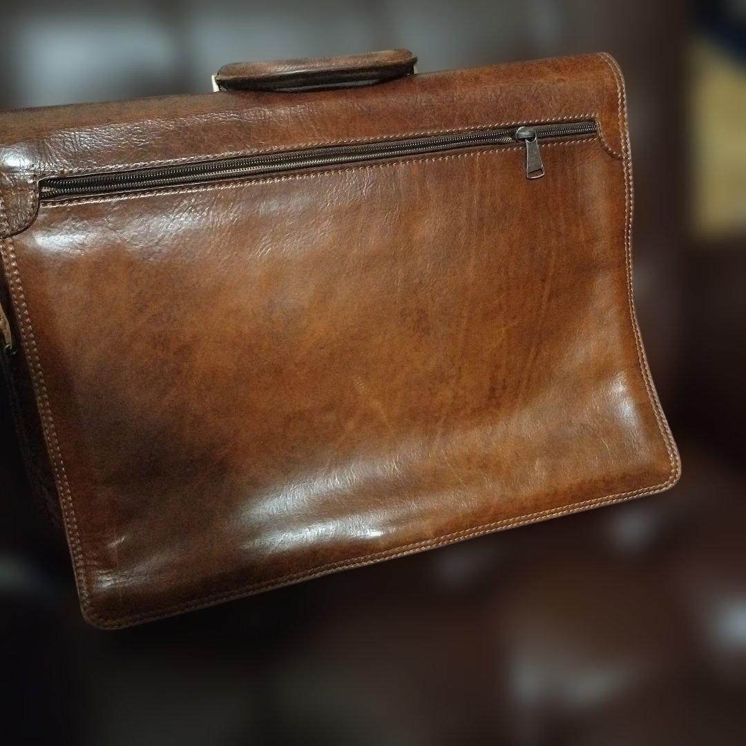 the bridge　レザー　高級感　　ブラウン　金具