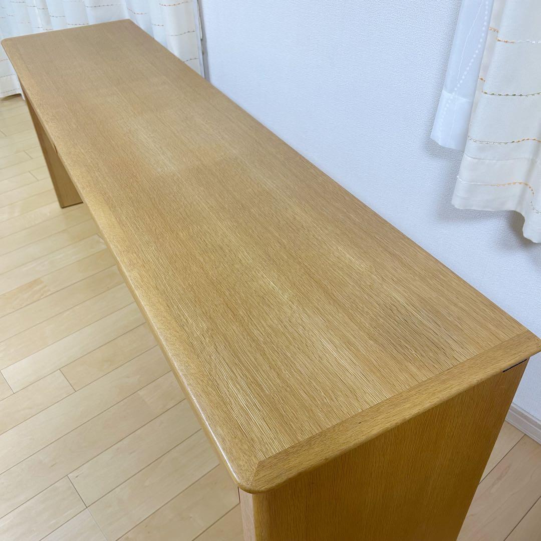 希少　カリモク　サイドボード　引き出し3つ　デスク　karimokuオールド