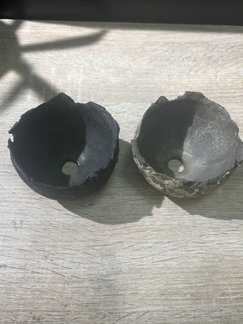 たけろうポット2個セット　タケロウポット　作家鉢