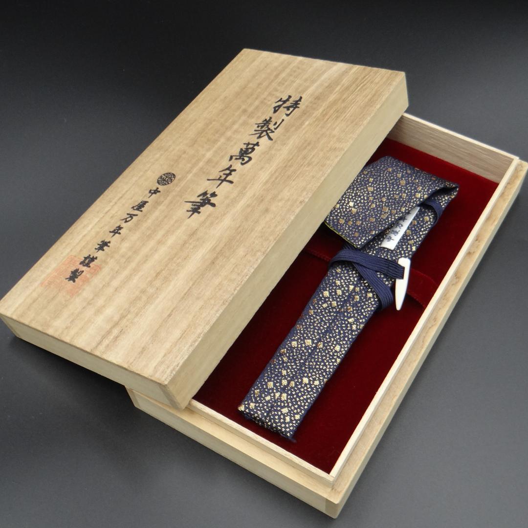 【旧型・希少品】中屋万年筆 NAKAYA シガーロング 菖蒲 漆 14K太字B