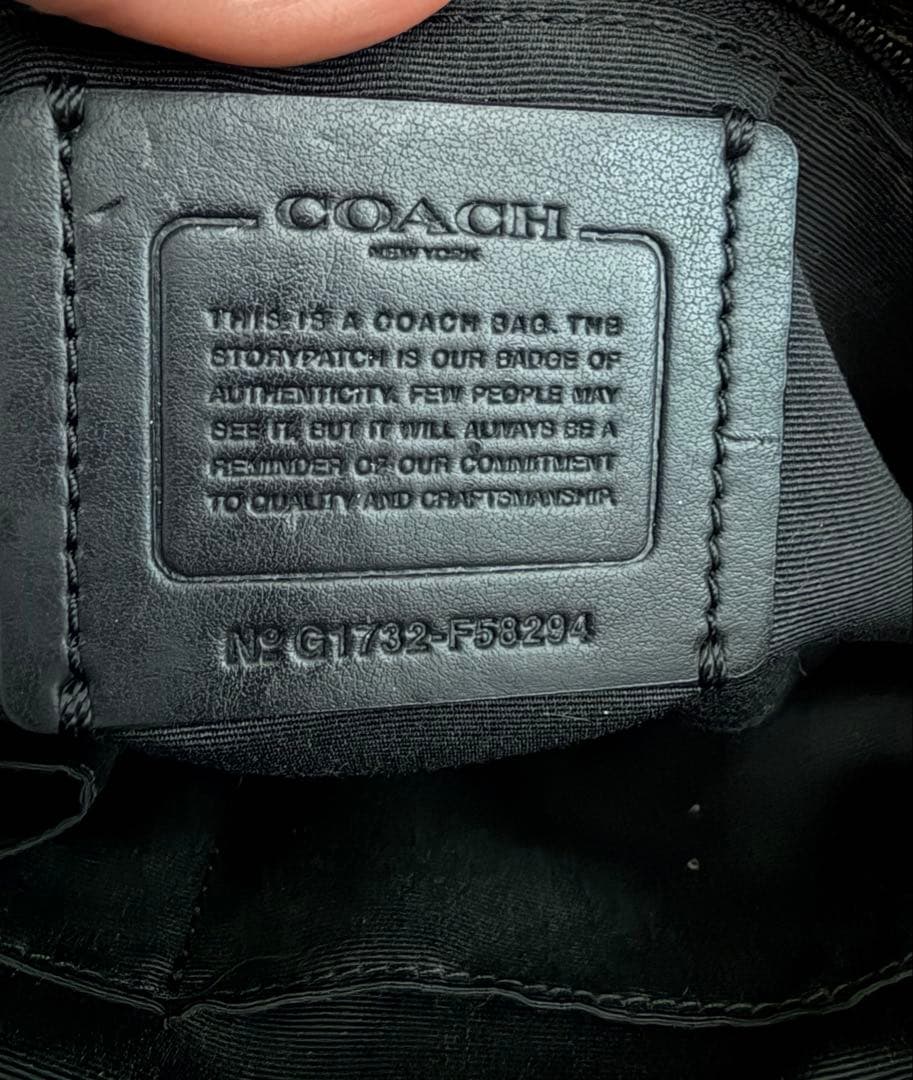 COACH コーチ　トートバッグ　シグネチャー　ブラウン