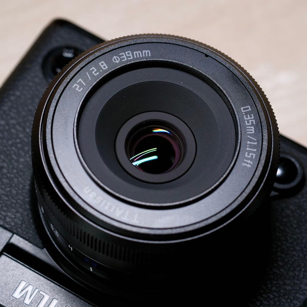 TTartisan AF 27mm f/2.8 Xマウント（フード、フィルタ付）