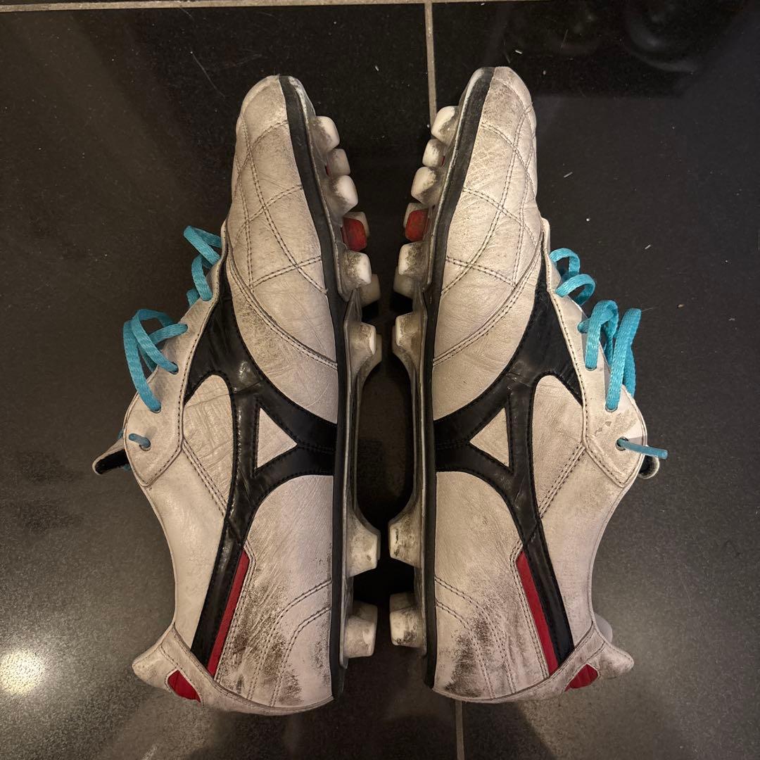 【即完品】27センチモレリア2白クロスステッチ 値段交渉可能 シューズキーパー付