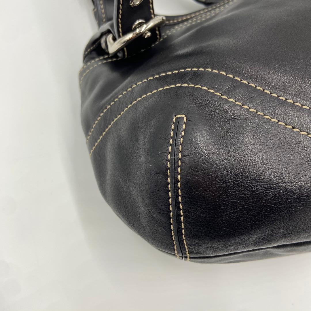 極美品✨コーチ ソーホー ワンショルダー アクセサリーポーチ ブラック 9738