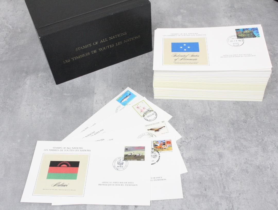 ▲世界の切手コレクションアルバムBOX フランクリンミント