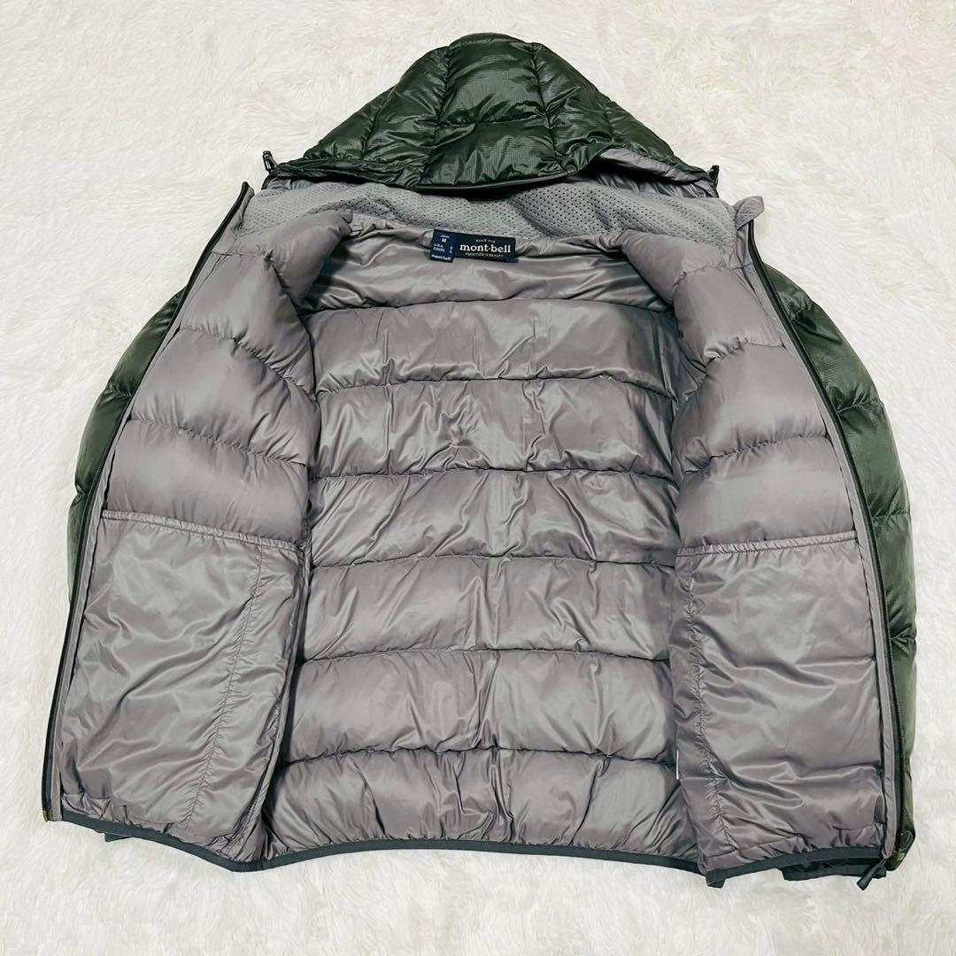 モンベル　ライトアルパインダウンパーカM　ダークグリーン　スタッフバッグなし廃盤