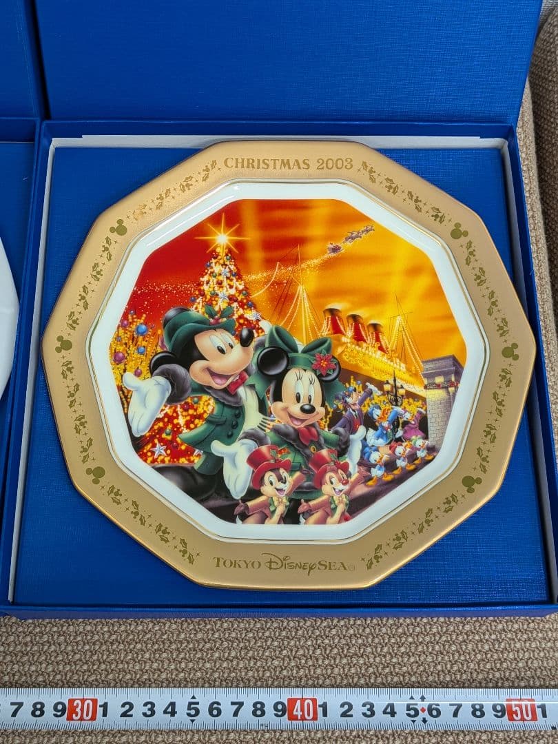 東京ディズニーランド クリスマス　プレート　絵皿　セット