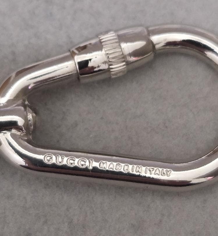 GUCCI グッチ　メタル　カラビナキーホルダー　美品　箱付き　43130