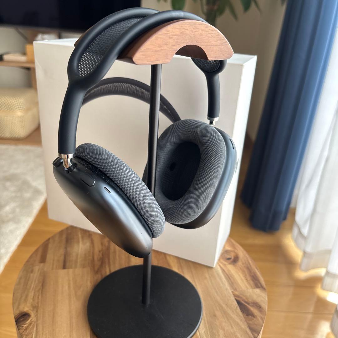 【美品】 AirPods Max Type-C 第二世代 ミッドナイト スタンド