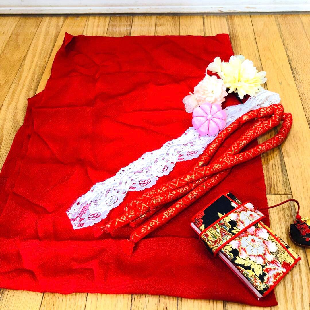 松田聖子プロディース❣️女の子７歳　❣️四つ身薔薇黒地　❣️完全フルセットlovely