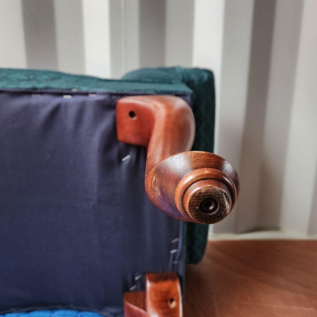 ヴィンテージ　猫脚 ロールアームベンチ クラシックベンチ ロールアームソファ