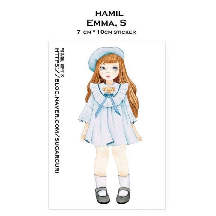 No.4【送料別】hamil ハミル ステッカー 6枚セット