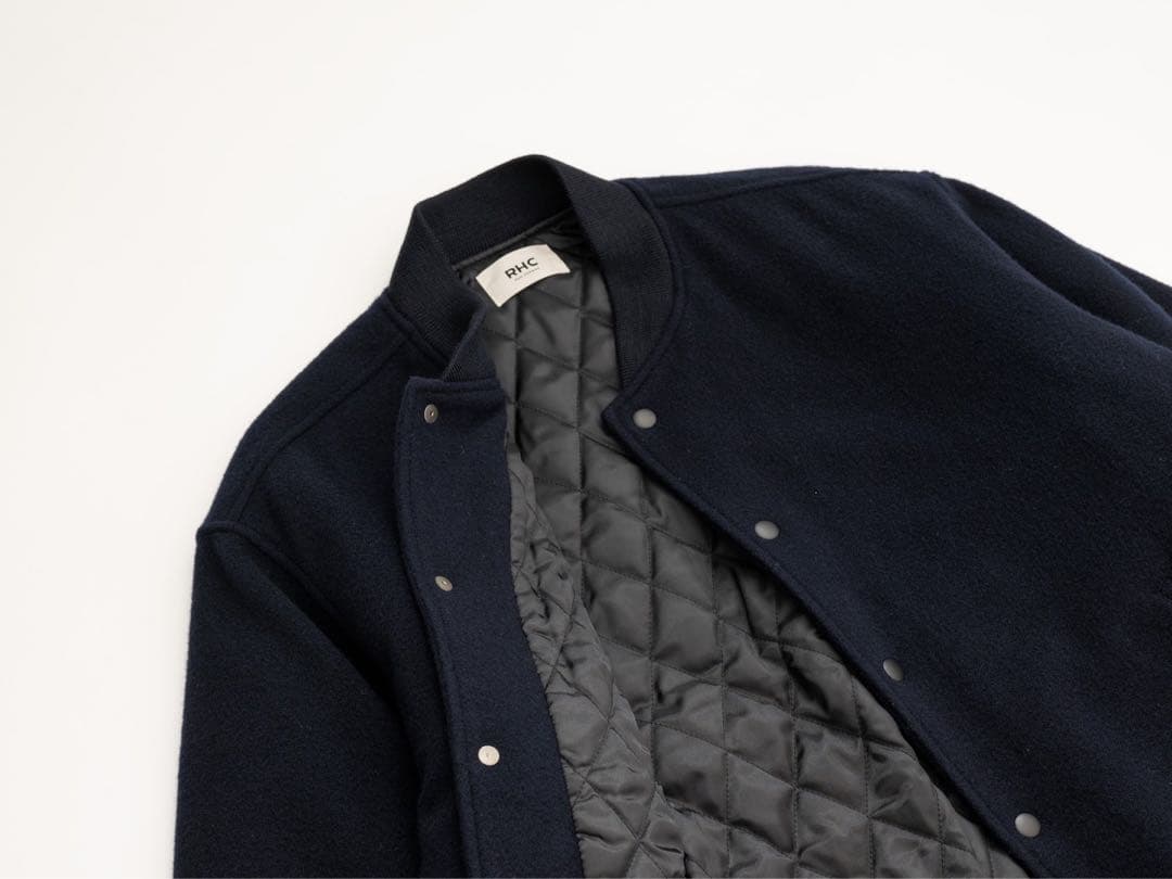 RHC Wool Melton Stadium Jacket rhc スタジャン