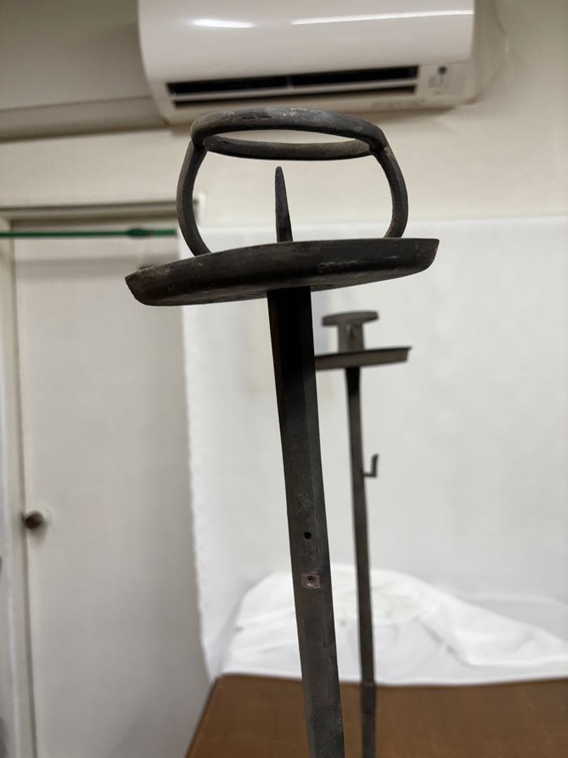 燭台　一対二本　アンティーク　骨董 レトロ まとめて4本