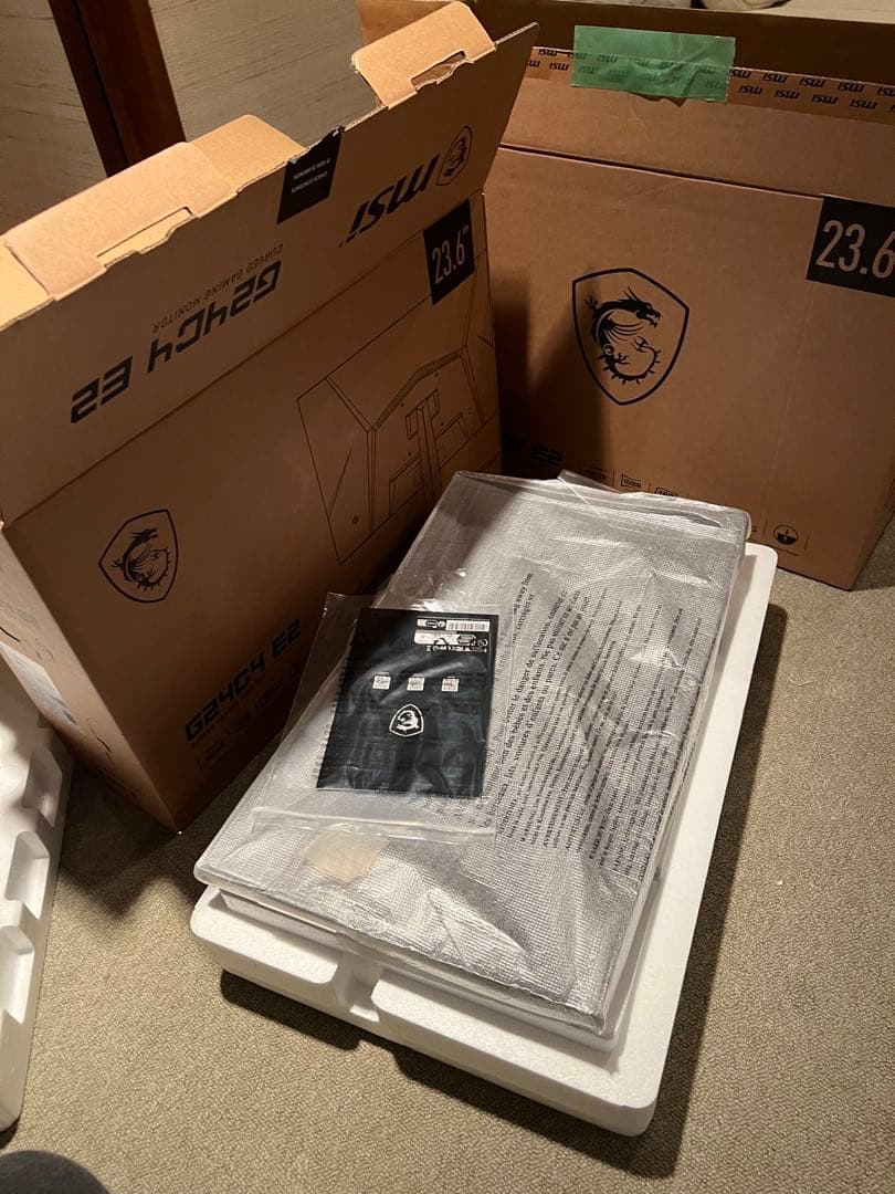 MSI G24C4 23.6インチ モニター 本体