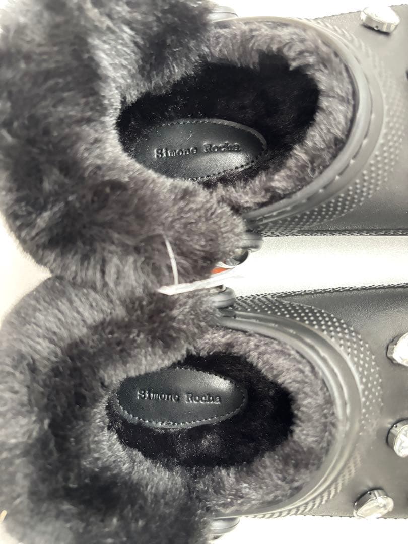 【新品タグ付き】Simone Rocha x Crocs サンダル ファー付き