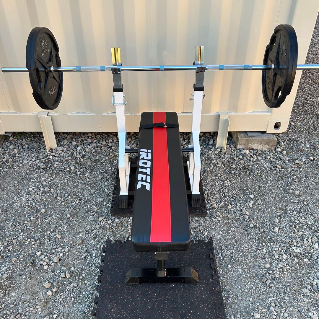 IROTEC アイロテック ベンチプレスセット モリヤバーベル50kg