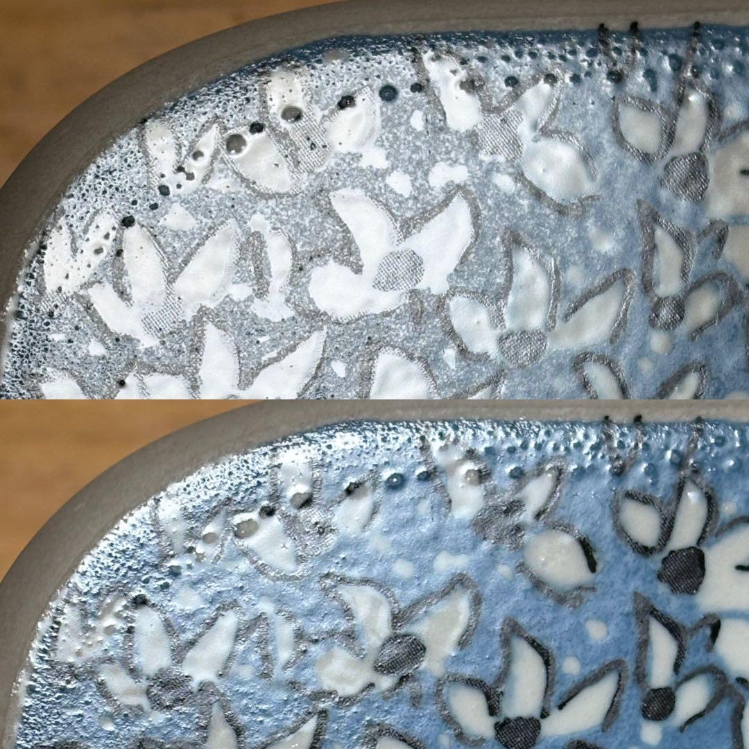 【希少カラー】ARABIA アラビア ヘルヤ \"Valkovuokot\" 陶板画