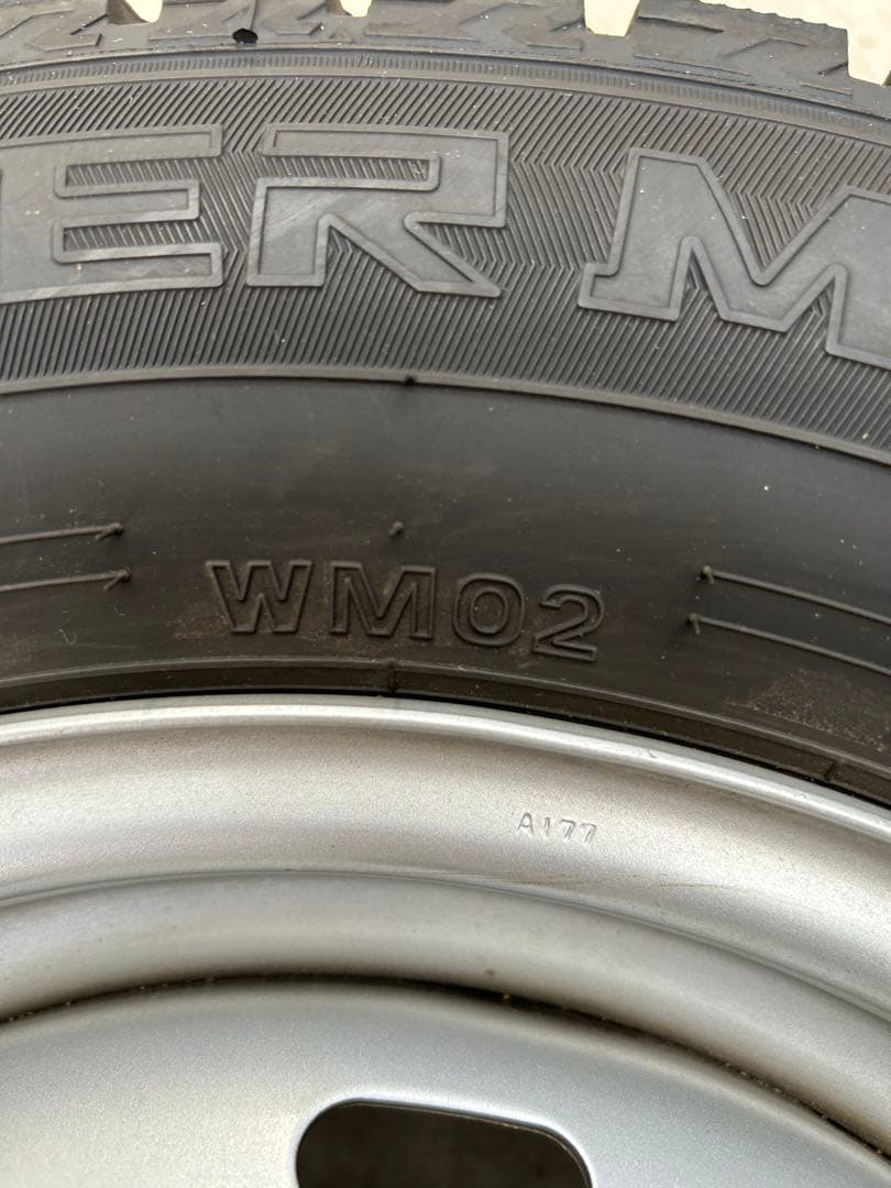 185/70R14 スタッドレスホイール4本 1シーズン使用　21年製　値下げ