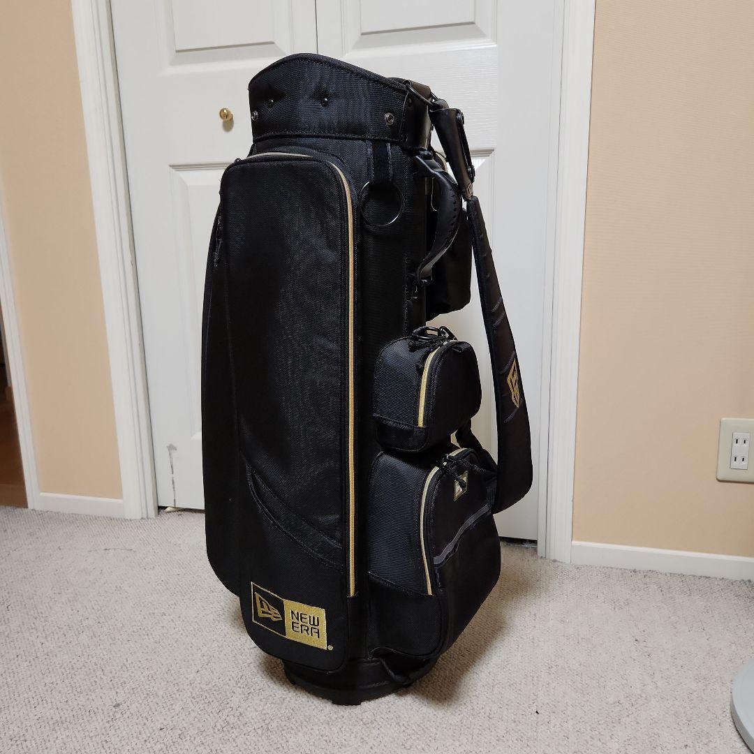 タイショウさん専用　NEW ERA キャディバッグ ブラック/ゴールド