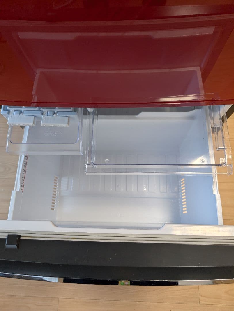 三菱 2015年製冷蔵庫 赤 MR-D30X-R 298L 動作品 たのメル便