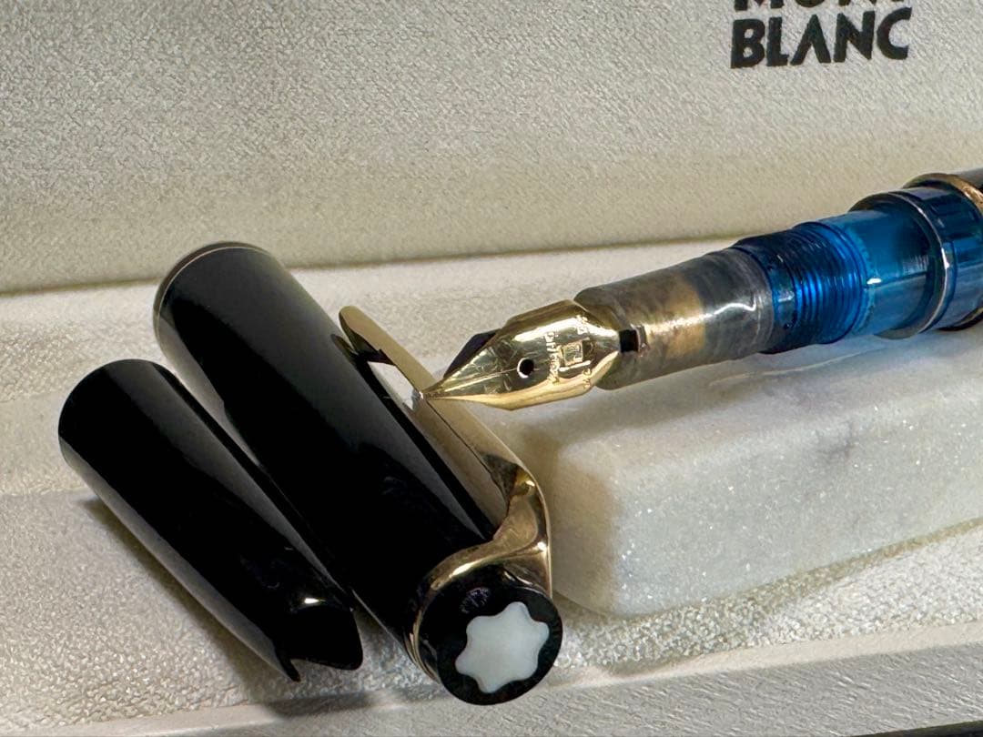 【極美品】モンブラン NO22万年筆 1960s ブラック F細字