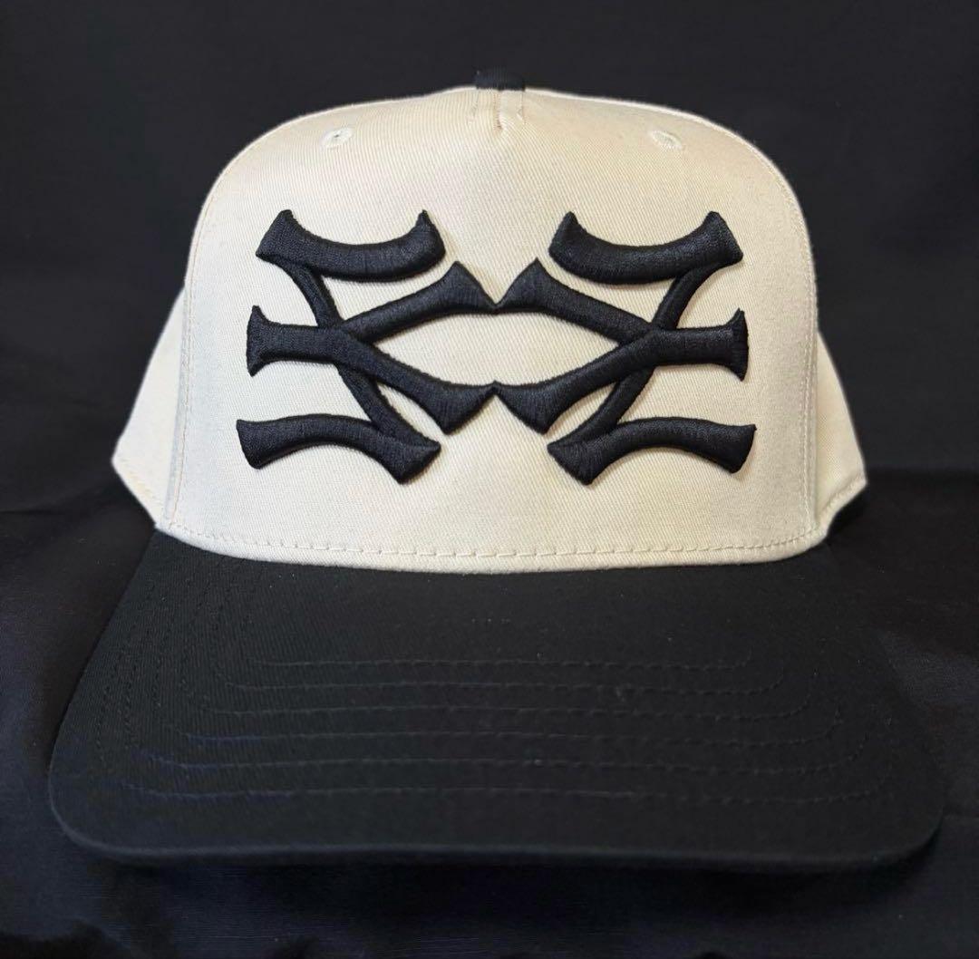 bnnd.（oMA）オマ キャップ ニューエラ ホワイト ダブルロゴ　確実正規品