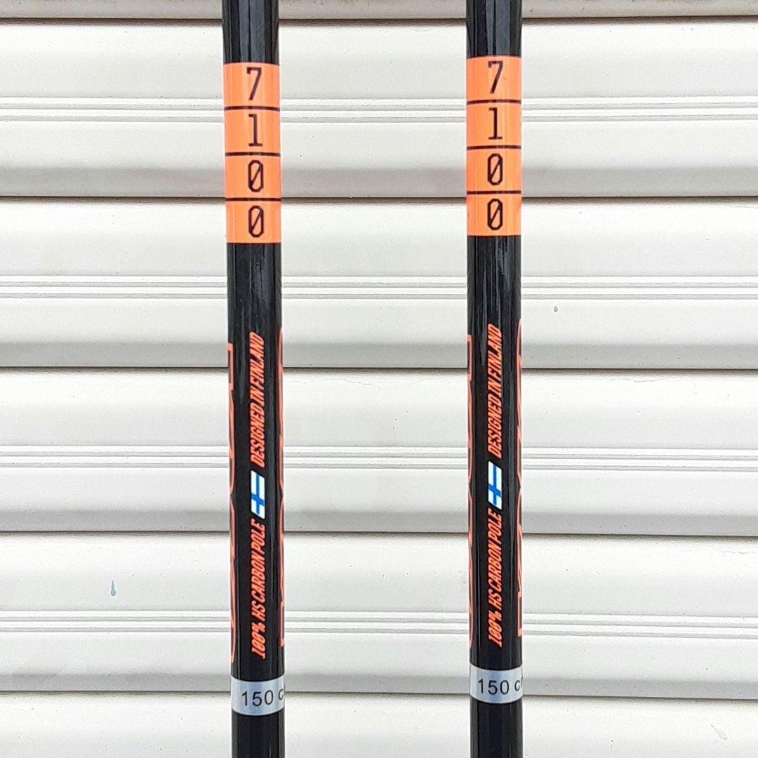 YOKO 7100 クロスカントリースキーポール148.5㎝ カーボン