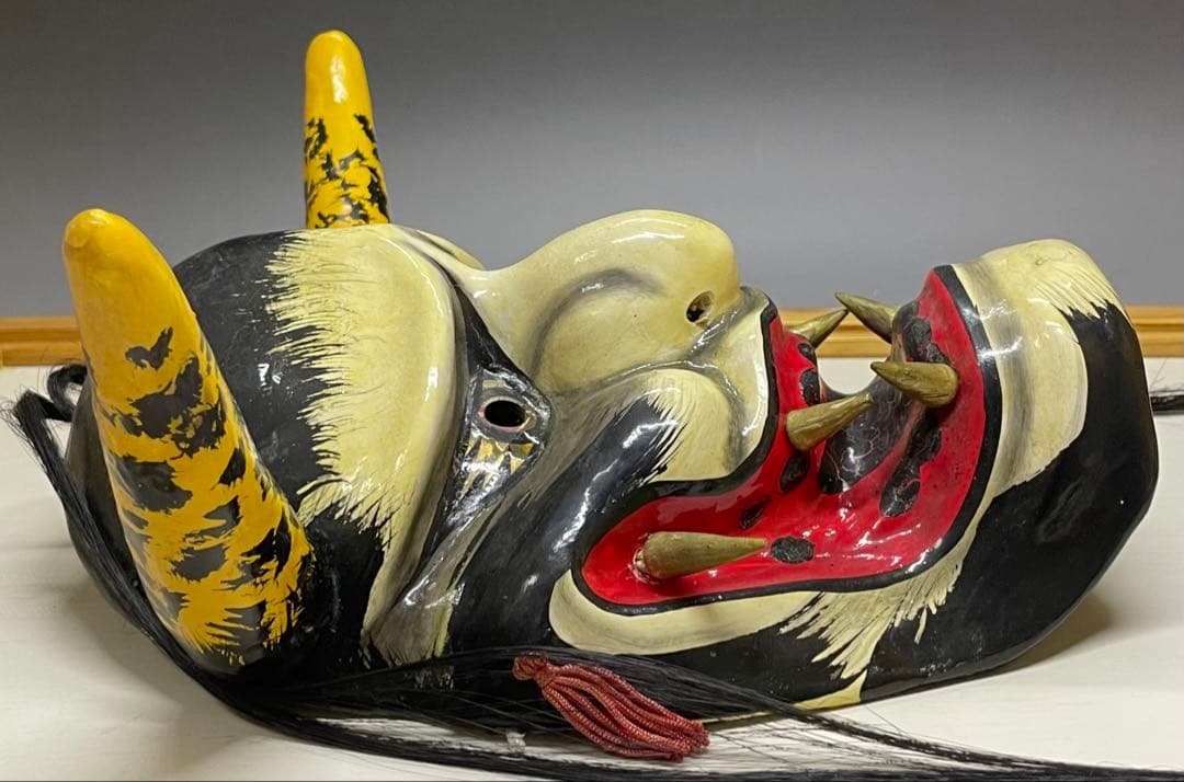 石見神楽面　石見神楽　石州和紙　魔除け　家内安全　商売繁盛　Lw7613