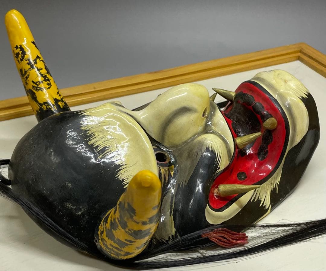 石見神楽面　石見神楽　石州和紙　魔除け　家内安全　商売繁盛　Lw7613