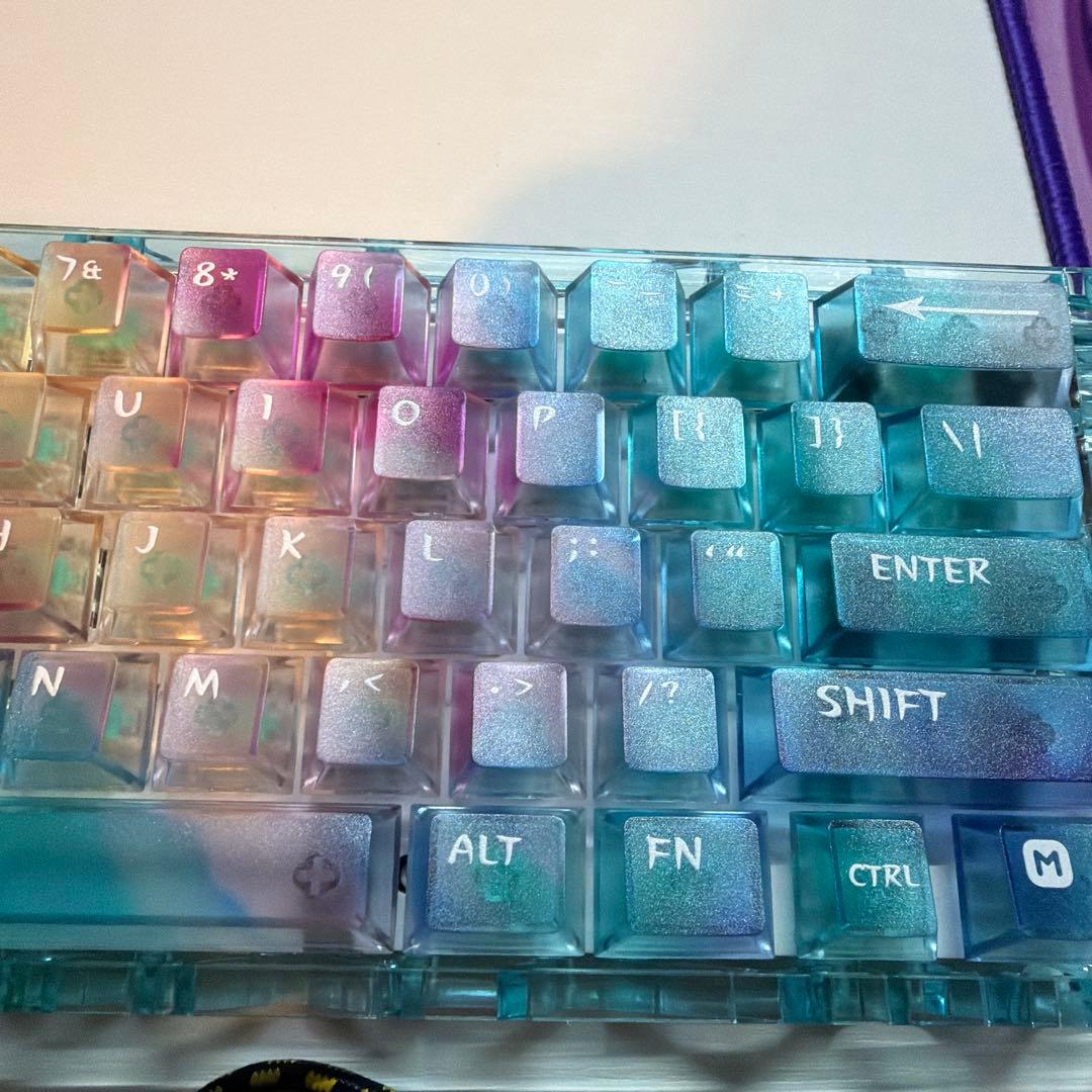 Wooting 60HE+ カスタム キーキャップ ケース