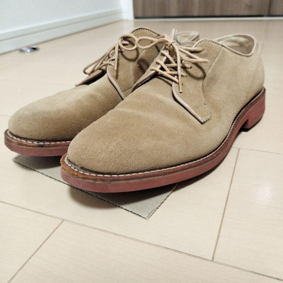 Alden ベージュ スエード レースアップ 7 1/2D