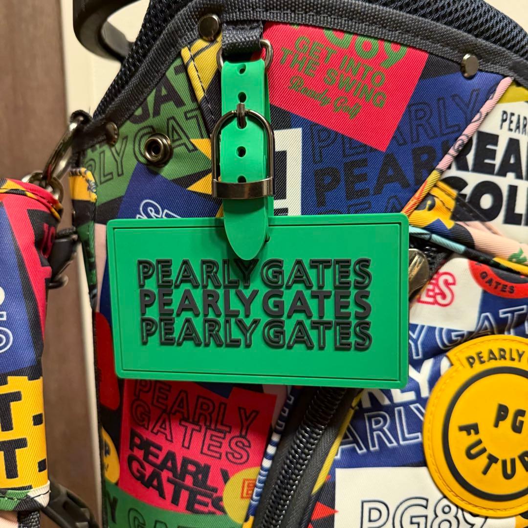 【希少】パーリーゲイツ キャディバッグ カラフルワッペン【極上品】