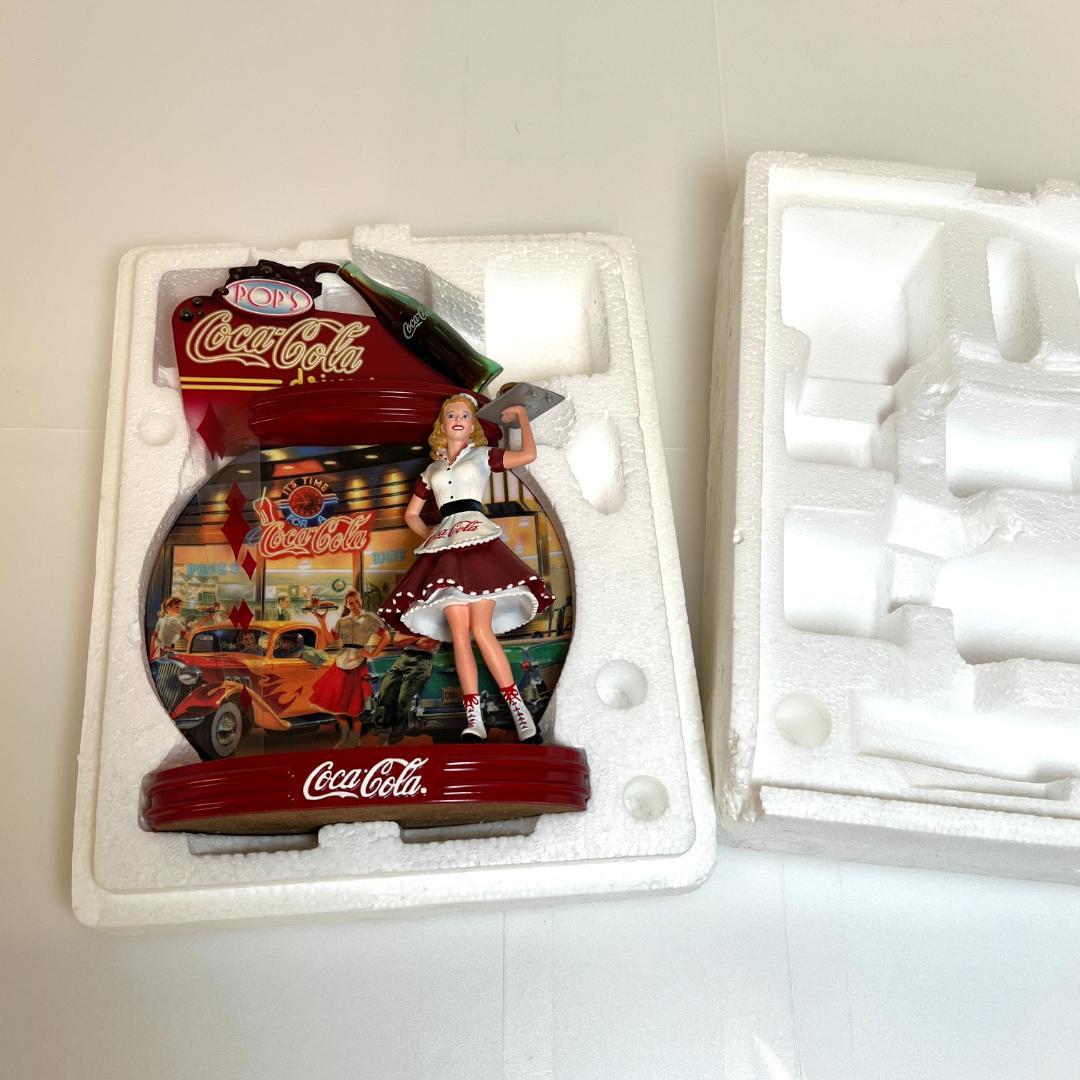 コカコーラ・1950s ウェートレス フィギュア・ダイナー＆ プレート,限定生産