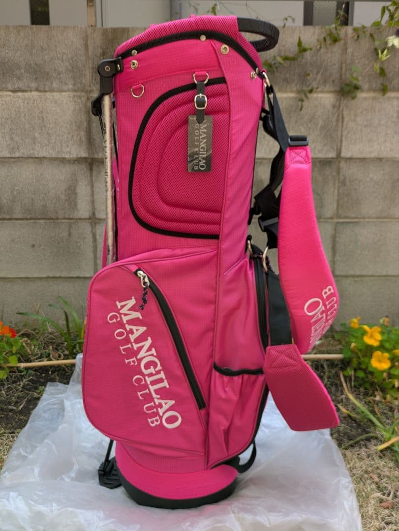MANGILAO GOLF CLUB ゴルフバッグ　キャディバッグ ピンク