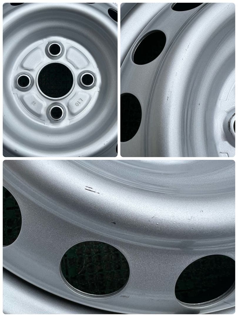 トヨタ純正 プロボックス 14インチスチールホイール シルバー色4本